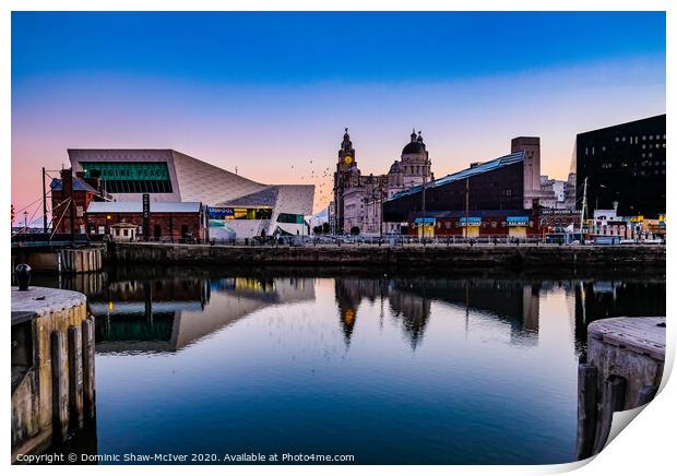 Liverpool reflections Print by Dominic Shaw-McIver