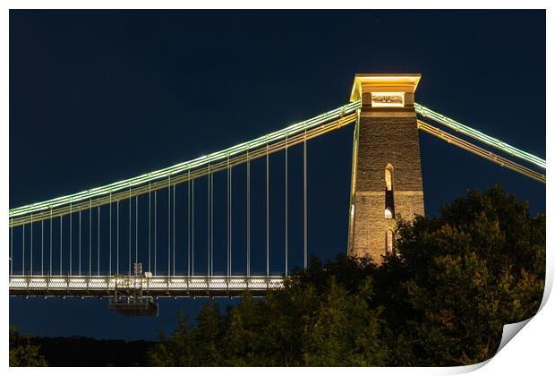 Clifton Suspension Bridge, Bristol Print by Dean Merry