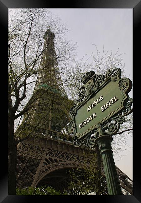 Gustave Eiffel Framed Print by Steve Brand