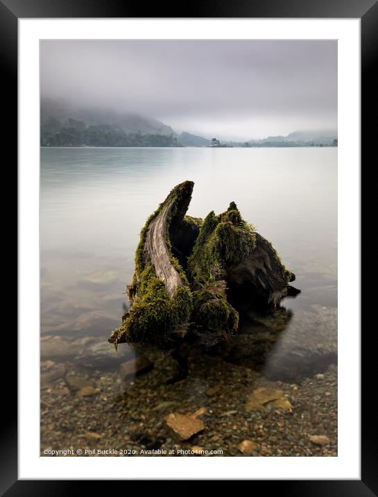 Ullswater Stump Framed Mounted Print by Phil Buckle