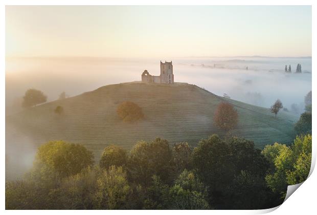 Rising Above The Fog Print by Rich Wiltshire