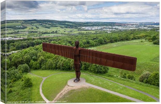 The Angel of the North Canvas Print by P H