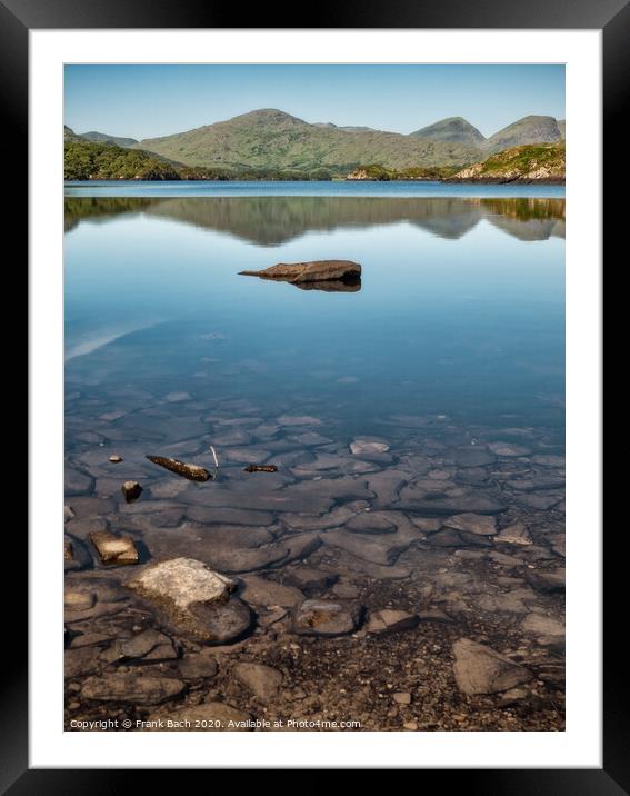 Upper Lake at Ring of Kerry near Killarney Framed Mounted Print by Frank Bach