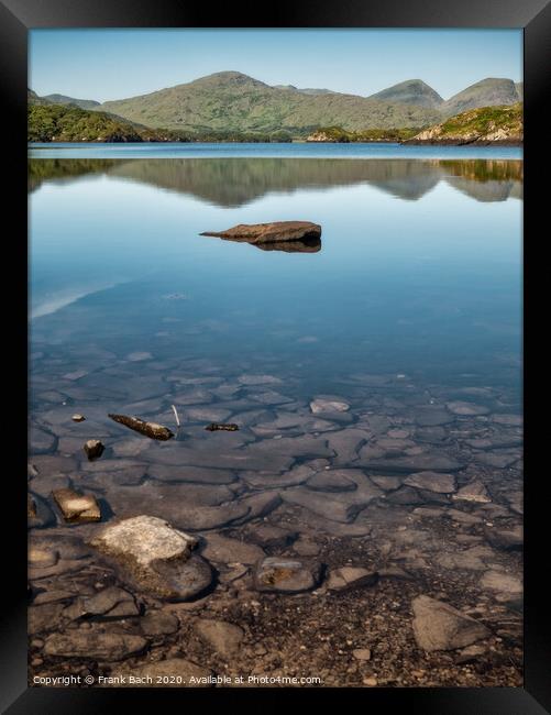 Upper Lake at Ring of Kerry near Killarney Framed Print by Frank Bach