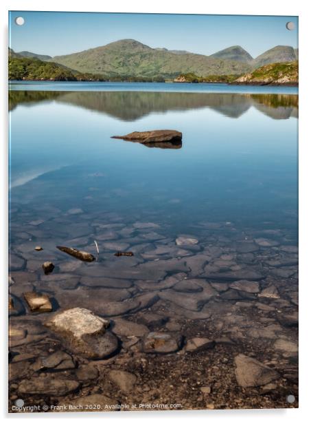 Upper Lake at Ring of Kerry near Killarney Acrylic by Frank Bach