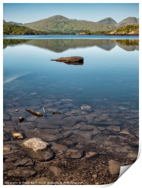 Upper Lake at Ring of Kerry near Killarney Print by Frank Bach