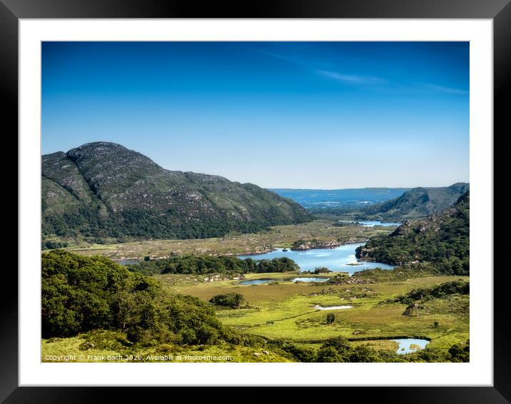 Upper Lake at Ring of Kerry near Killarney Framed Mounted Print by Frank Bach