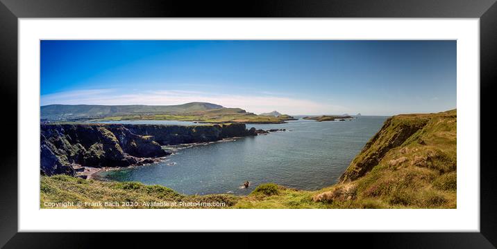 Foilhommerum bay on Valentia island in Ireland Framed Mounted Print by Frank Bach
