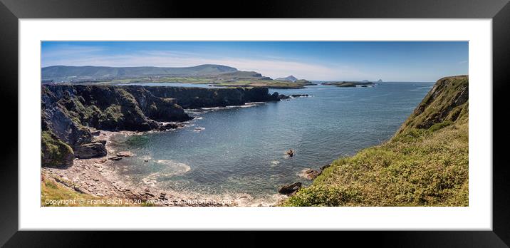Foilhommerum bay on Valentia island in Ireland Framed Mounted Print by Frank Bach