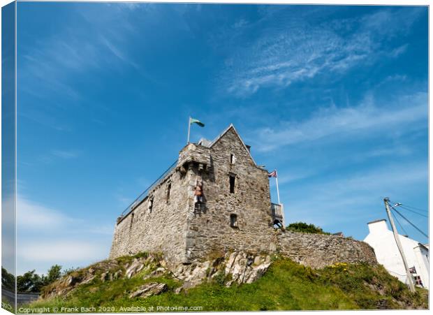 Pirate castle in Baltimore harbor, Ireland Canvas Print by Frank Bach