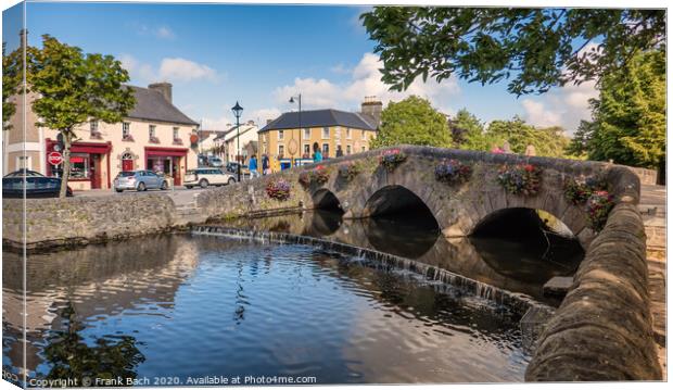 Westport bridge in county Mayo, Ireland Canvas Print by Frank Bach