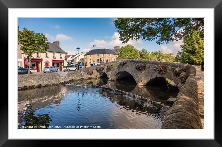 Westport bridge in county Mayo, Ireland Framed Mounted Print by Frank Bach