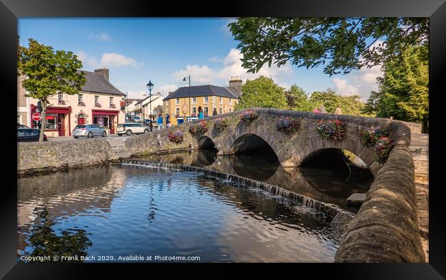 Westport bridge in county Mayo, Ireland Framed Print by Frank Bach
