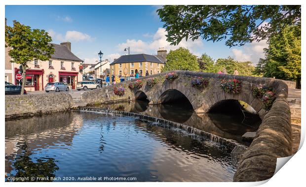 Westport bridge in county Mayo, Ireland Print by Frank Bach