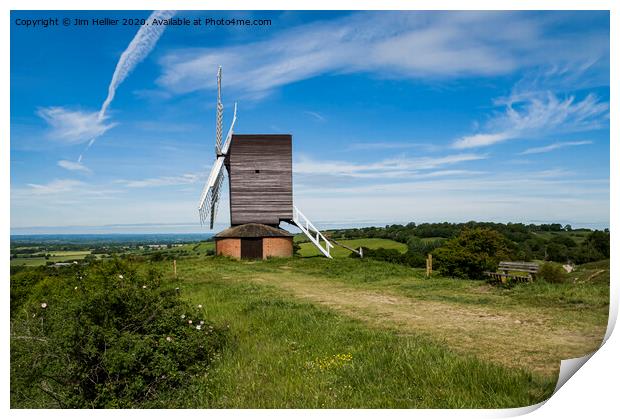 Post Windmill at Brill Print by Jim Hellier