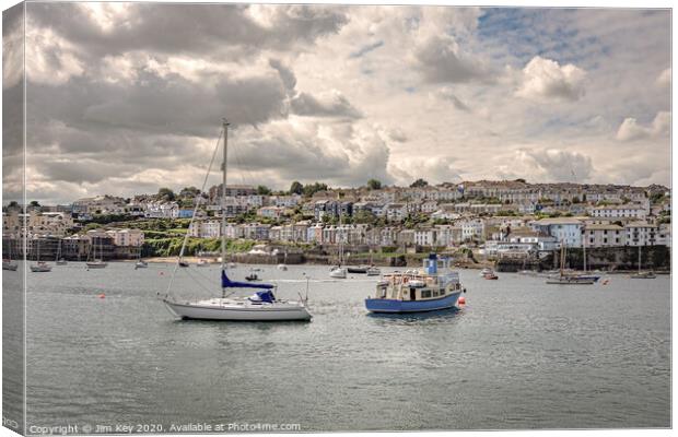 Falmouth Harbour Cornwall Canvas Print by Jim Key
