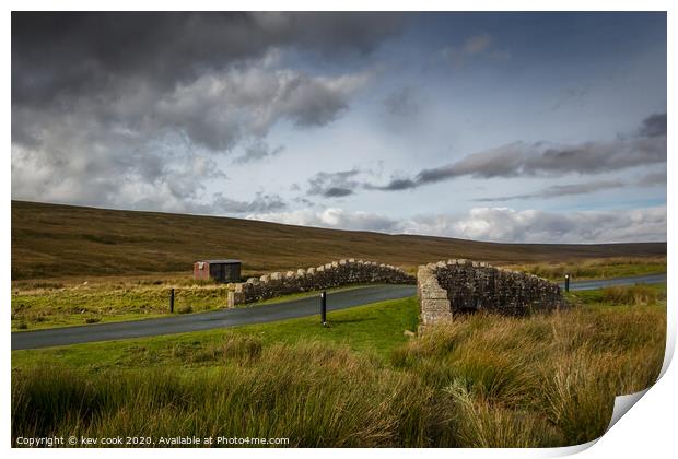 Bridge to nowhere Print by kevin cook