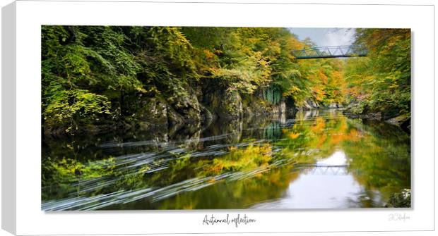 Autumnal reflection Canvas Print by JC studios LRPS ARPS