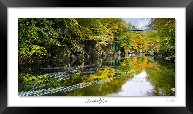 Autumnal reflection Framed Print by JC studios LRPS ARPS