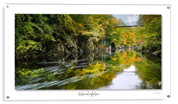 Autumnal reflection Acrylic by JC studios LRPS ARPS