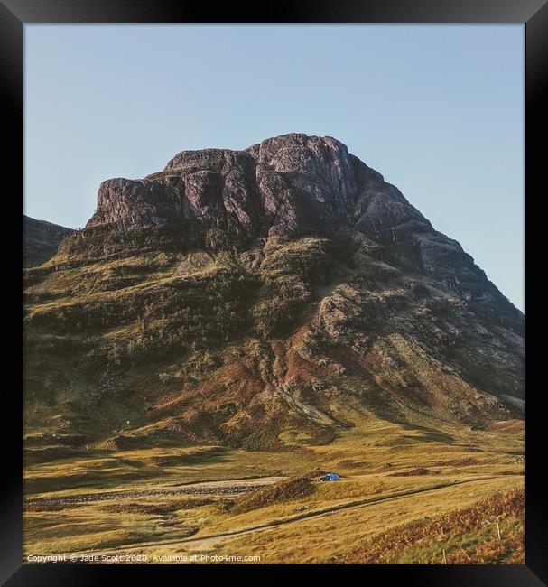 Glencoe Munro in scotland Framed Print by Jade Scott