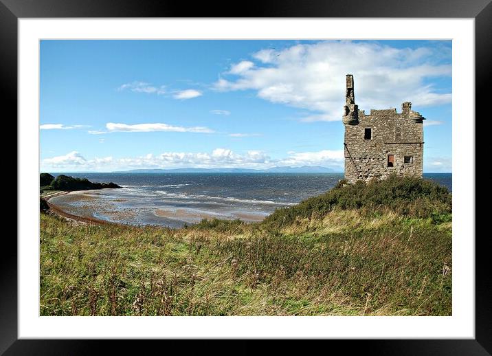 Greenan Castle, Ayrshire Framed Mounted Print by Allan Durward Photography