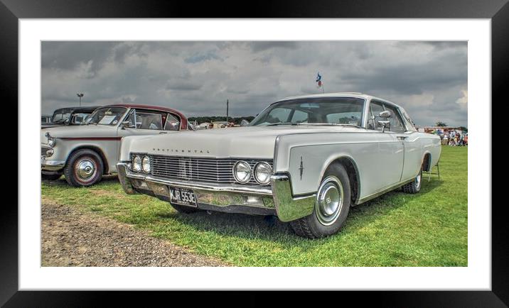 Lincoln Continental Framed Mounted Print by Jon Fixter