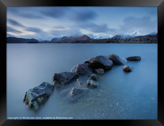 Derwent Water Blues Framed Print by Phil Buckle