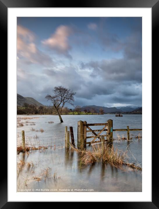 Gateway to the Lakes Framed Mounted Print by Phil Buckle