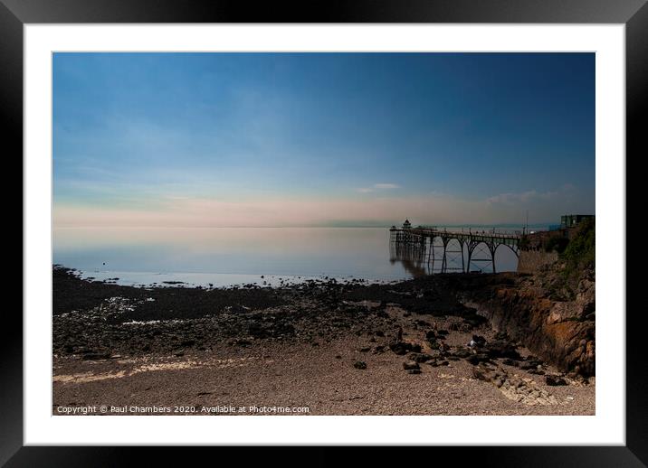 The Majestic Clevedon Pier Framed Mounted Print by Paul Chambers