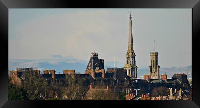 Ayr, and it`s old architecture Framed Print by Allan Durward Photography
