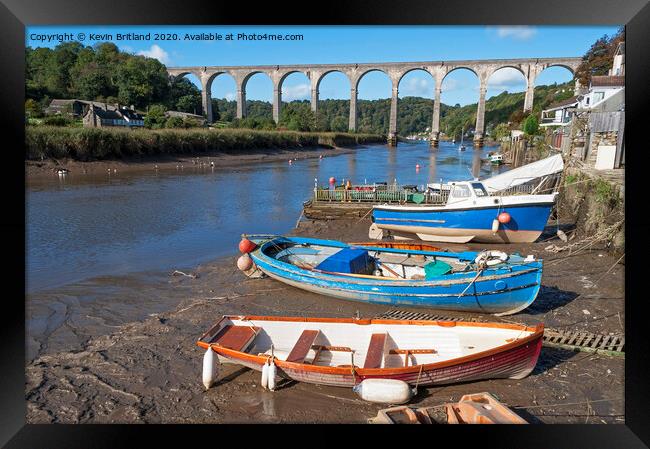Calstock cornwall Framed Print by Kevin Britland