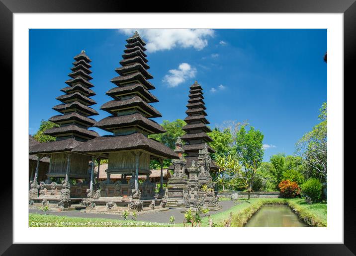 Bali Temple Framed Mounted Print by Madhurima Ranu