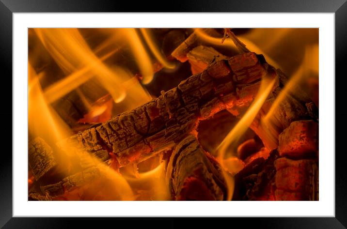 Fiery Glow  Framed Mounted Print by Kelly Bailey