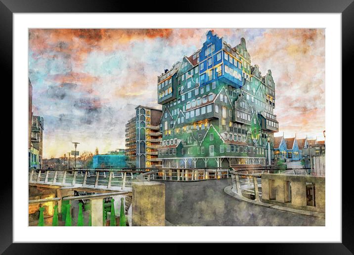 Building  Framed Mounted Print by Ankor Light