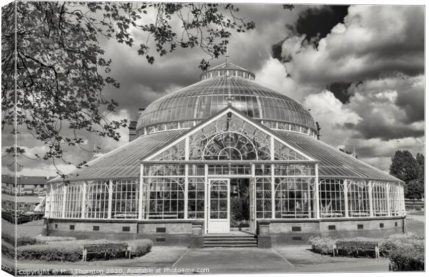 The Greenhouse of the Peoples Palace. Canvas Print by Phill Thornton