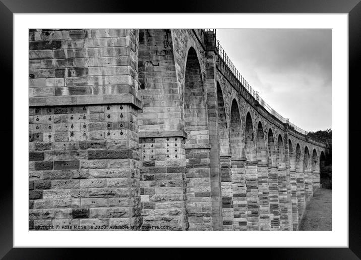 The Magnificent Burnton Viaduc Framed Mounted Print by Ross McNeillie