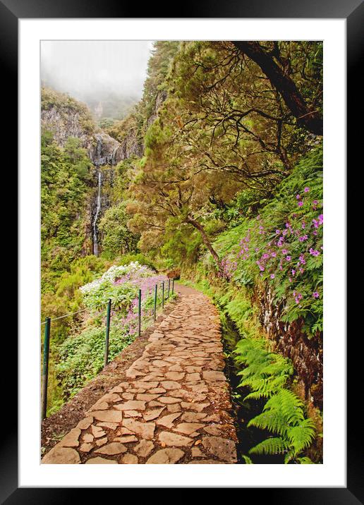 Rabacal Lavada Walk Framed Mounted Print by Roger Green