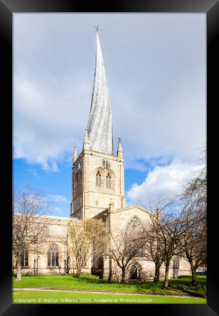 St Mary and All Saints Church, Chesterfield Framed Print by Martyn Williams