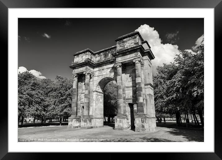 Mclennan Arch Glasgow No. 3 Framed Mounted Print by Phill Thornton