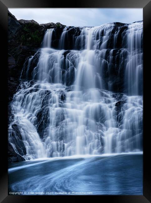 The Chute de la Chaudière waterfall at Charny, Quebec City, Canada Framed Print by Colin Woods