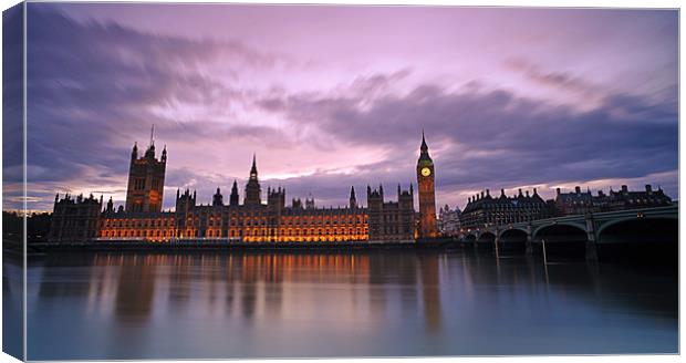The Houses Of Parliament part II Canvas Print by Sebastian Wuttke