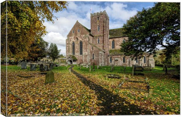 Dore Abbey Autumnal Hues. Canvas Print by Philip Veale