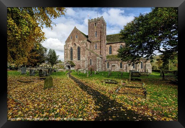 Dore Abbey Autumnal Hues. Framed Print by Philip Veale