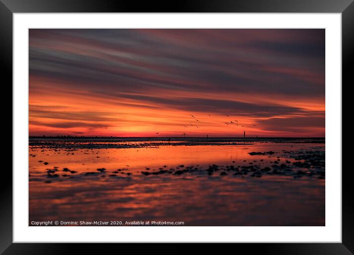 Sky on fire Framed Mounted Print by Dominic Shaw-McIver