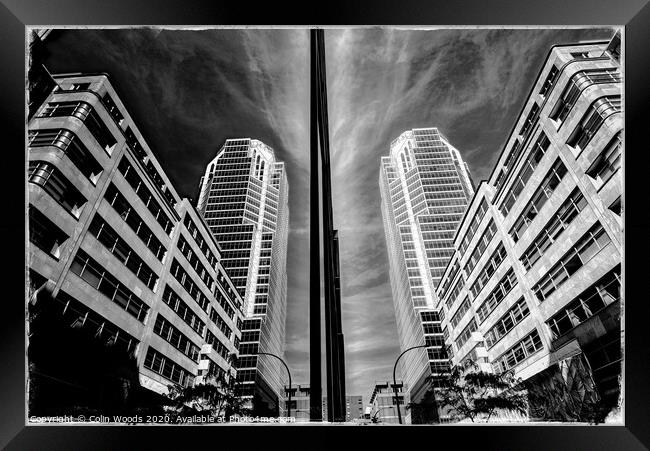 Montreal reflections Framed Print by Colin Woods