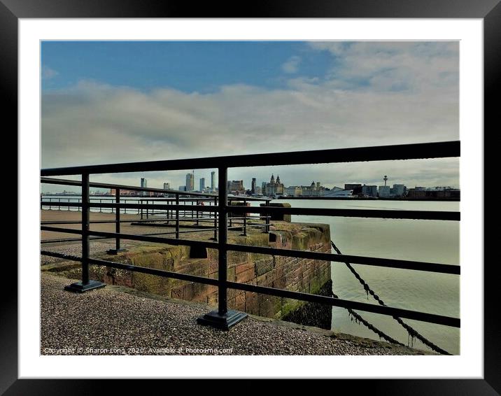 City Lines Framed Mounted Print by Photography by Sharon Long 