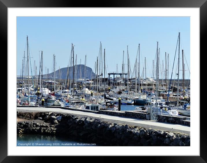 Marina San Miguel Framed Mounted Print by Photography by Sharon Long 