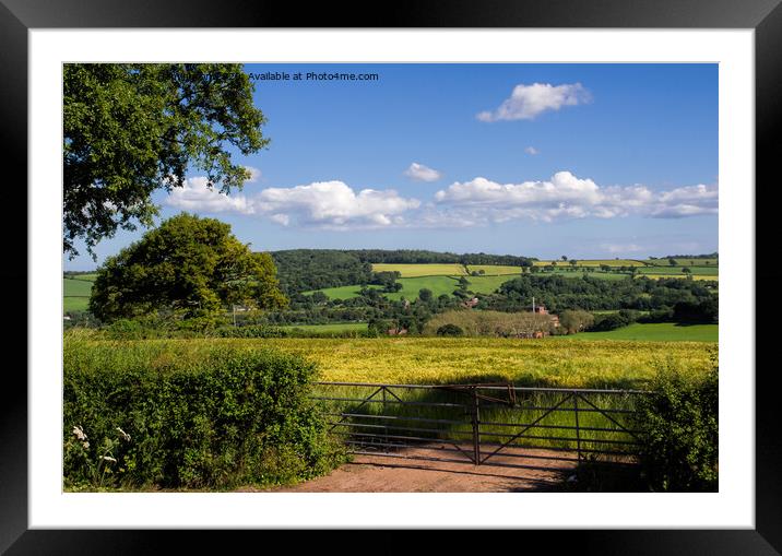 Hele Payne Farm Framed Mounted Print by Pete Hemington