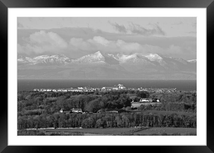 Arran and Troon Framed Mounted Print by Allan Durward Photography